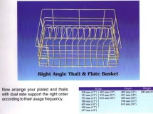 Right Angle Thali and Plate Basket